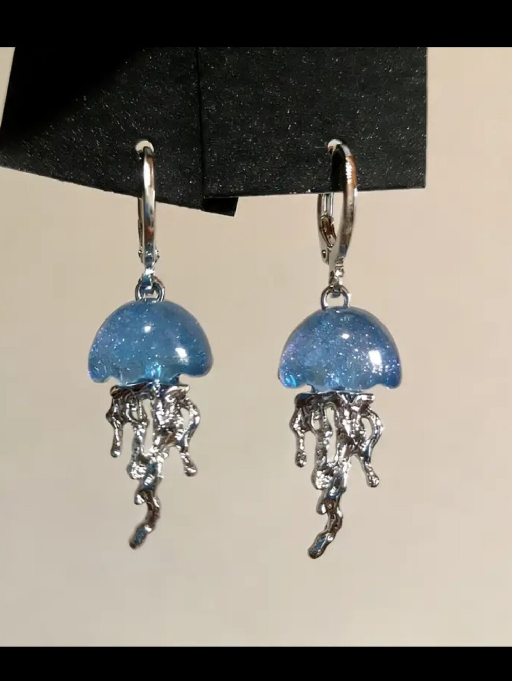 2/10🍀Cute Blue Jellyfish Ocean-Themed Pendant Earrings